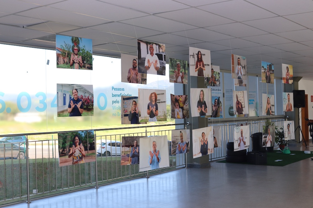 Photo d'une exposition à Brumadinho dans le cadre world mosquito program