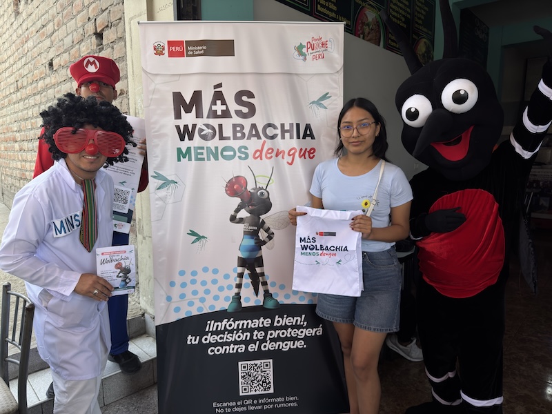 Des étudiants bénévoles du Pérou