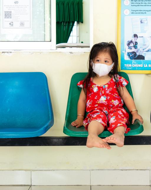 Enfants atteints de dengue