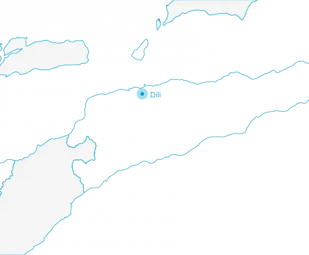 Carte de Dili pour le World Mosquito Program