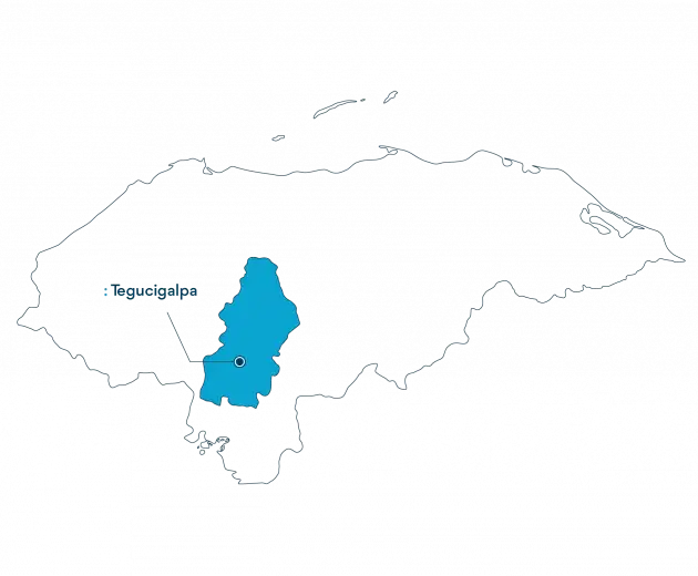 Carte du Honduras WMP