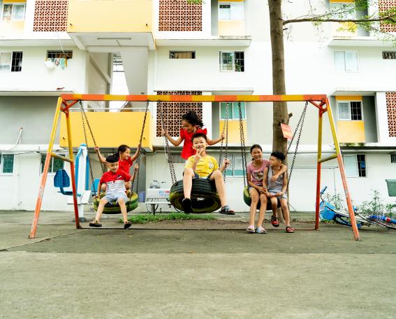 Les enfants dans le SVN