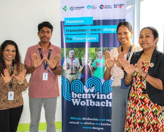 Timor Leste et personnel du World Mosquito Program