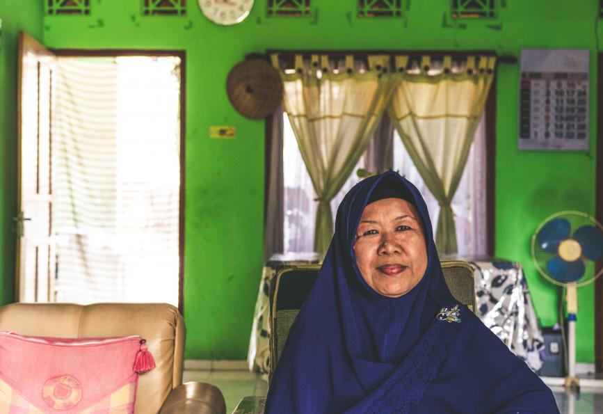 membre de la communauté et militante à Yogyakarta