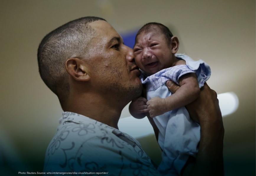 Zika père bébé