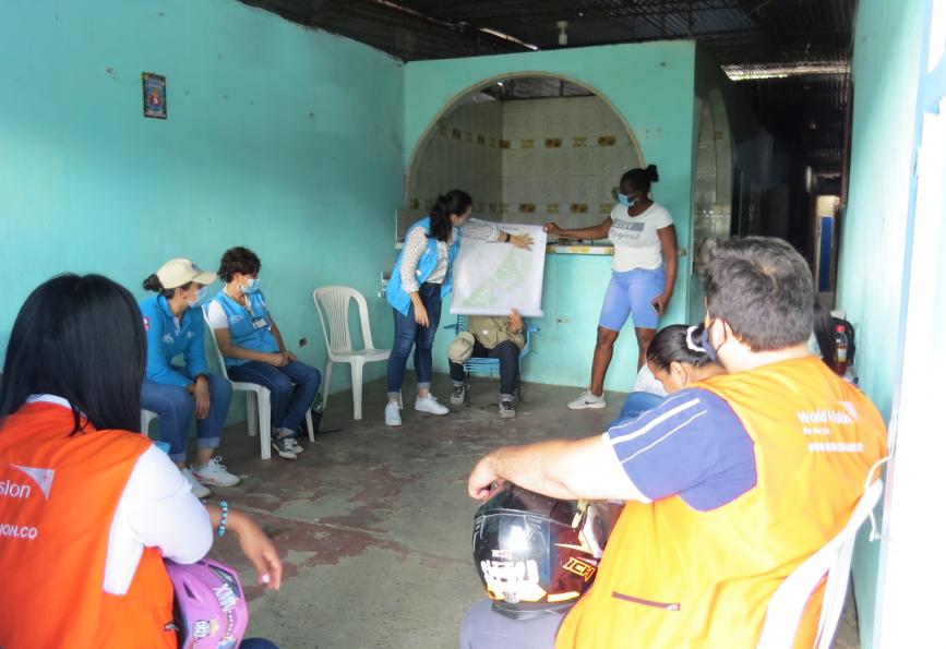 Un atelier d'engagement communautaire à Cali, en Colombie