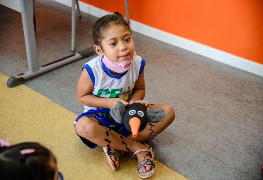 Fille de l'école primaire