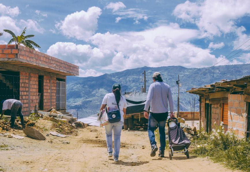 Un paysage à Nueva Jerusalén, Colombie
