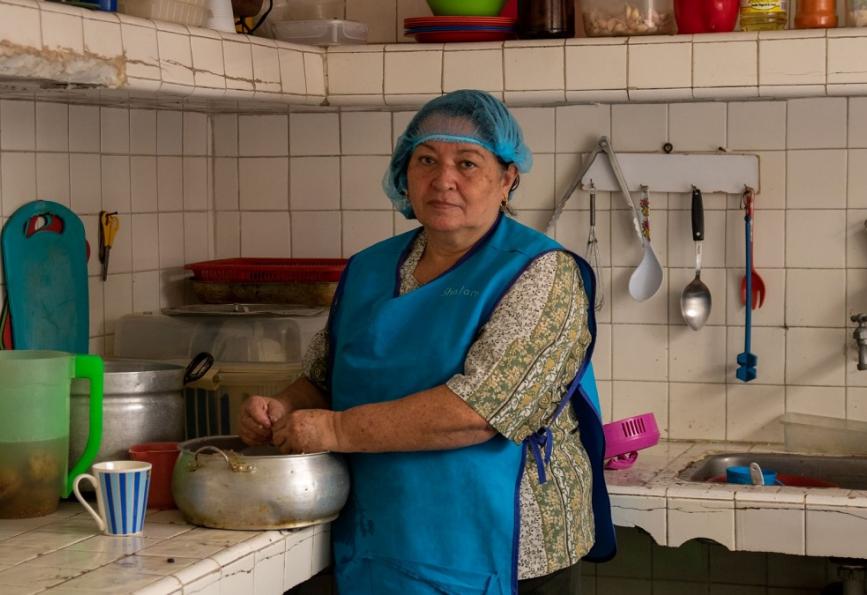 Mariela Hincapié, directrice de la cuisine communautaire et présidente du réseau d'usagers du réseau de santé du Sud-Est
