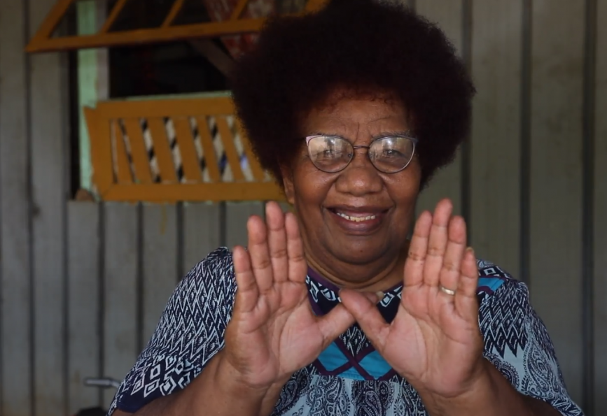 Rose Naporapoe, présidente de l'association Kawati