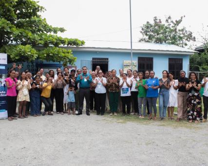 Photo de groupe du Timor-Leste avec le WMP